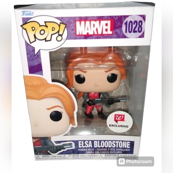 New In Box Marvel #1028 Elsa Bloodstone Bobble Head Walgreens Exclusive new - Picture 2 of 12